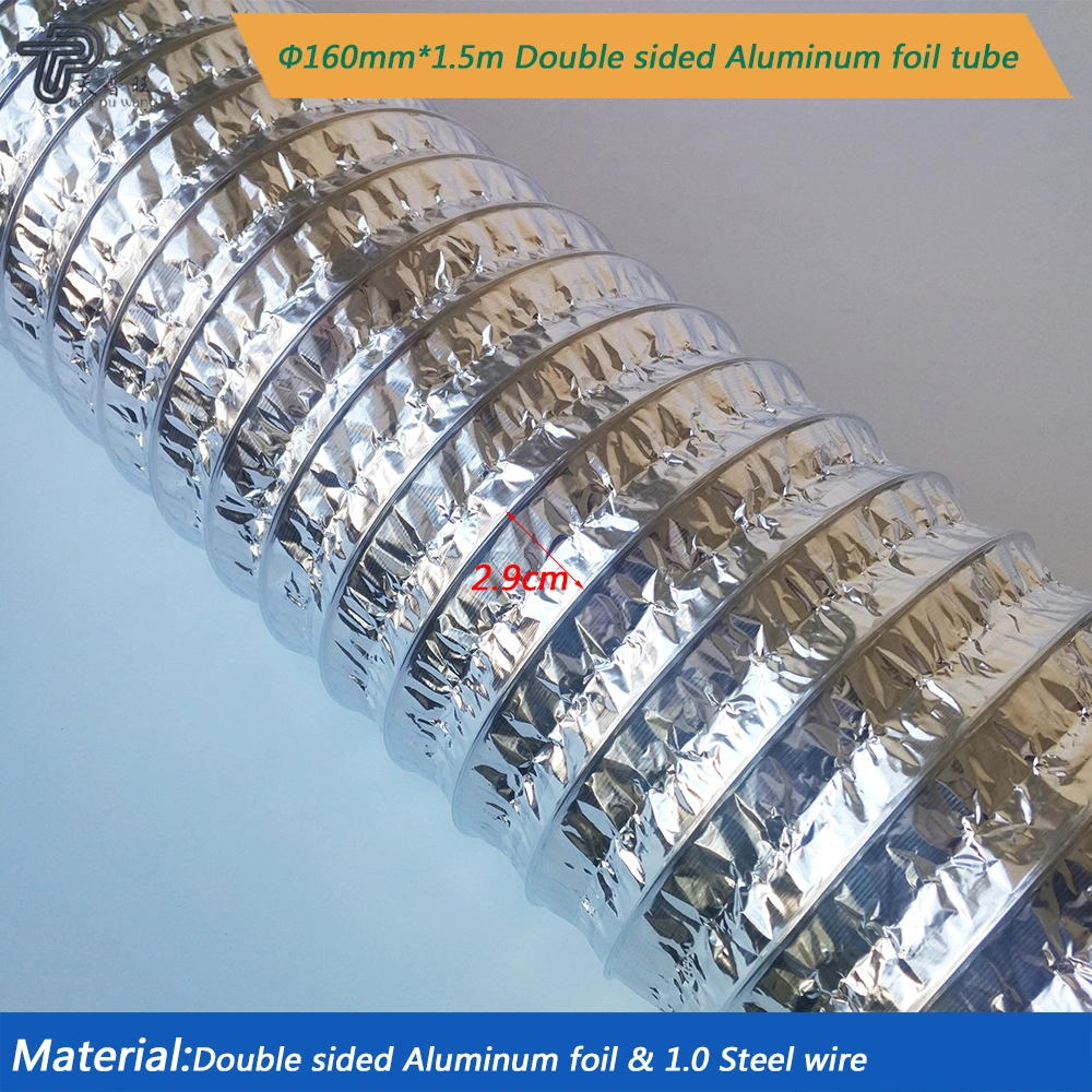 Aluminum Flexible Ventilator Air Ducting Spiral Duct for Kitchen Hood